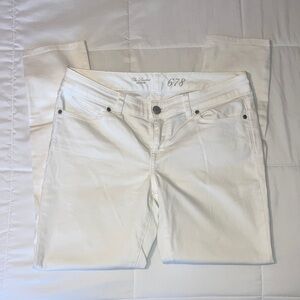 The Limited White 678 Jeans, 10